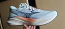 美津浓（MIZUNO）进阶厚底缓震跑步鞋ASTRO PLUS II 09/雪白色/橙/紫色42 实拍图
