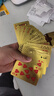 黄金扑克牌PVC塑料扑克防水创意土豪金色金属朴克牌纸牌金箔扑克 金色欧元款扑克 实拍图