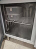 劲福商用冷冻冷藏保鲜工作台酒店厨房冰柜蔬果操作台保鲜柜不锈钢冰箱鲜肉冷冻柜奶茶店设备卧式水吧 1.8m*0.6m*0.8m（层架另购） 双温款 实拍图