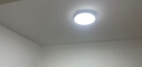 惠普精工led卧室吸顶灯三防灯超薄简约儿童书房餐厅阳台过道灯具37CM白光 实拍图