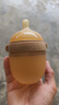 卡特医生奶瓶防胀气新生婴儿硅胶0-6个月仿母乳防吐奶瓶 【0-3月】仿真喂养奶瓶 150ml 圆孔-咖色 实拍图