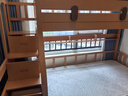 可颜上下铺床儿童床男孩女孩卡通高低床子母床双层床小户型实木上下床 柜梯款 上床宽100  下床宽120 实拍图