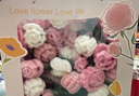 SWEET CUPID52朵玫瑰花束毯子成品手工永生花送闺蜜生日毕业礼物情人节送女友 实拍图
