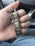 天王（TIAN WANG）手表男士 鸿蒙系列钢带石英男表金色生日礼物GS3731T.DD.T1.S 实拍图