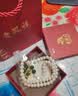 老凤祥葫芦玉髓珍珠项链女士妈妈款纪念日母亲节礼物送妈妈婆婆长辈生日 葫芦玉髓珍珠项链-珍珠礼盒 实拍图
