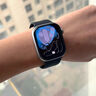 Apple/苹果 Watch S11 智能手表GPS款46毫米玫瑰金色铝金属表壳淡桃粉色运动型表带S/M MEVT4CH/B 实拍图