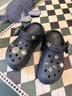 卡骆驰（CROCS）檀健次同款经典泡芙洞洞鞋百舒适男沙滩鞋女鞋休闲鞋|207521 黑色-001(含智必星) 36 (220mm) 37 实拍图