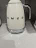 SMEG/斯麦格复古电热水壶KLF04烧水养生壶大容量家用不锈钢恒温泡茶咖啡自动断电保温生日乔迁新婚礼物 1.7L 奶白色 实拍图