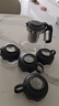 【京东物流】茶壶套装整套茶具大容量玻璃茶杯带滤网耐高温泡茶具 1000ML一壶+四杯套装【无茶盘】 实拍图