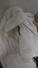三利浴巾7A抗菌100%纯棉不易掉毛加厚男士女生洗澡吸水大浴巾白运动 实拍图