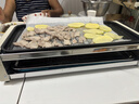 奥克斯（AUX）电烤炉电烧烤炉烤肉锅电烤盘双层大容量无烟不粘多功能烤串烤肉一体机室内户外家用可拆洗 大号-双烤网+烤盘（5分钟50串） 2层 实拍图
