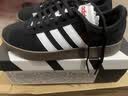 adidas「T头鞋」BARREDA休闲板鞋德训鞋男女阿迪达斯官方轻运动   黑色/白色   37 实拍图