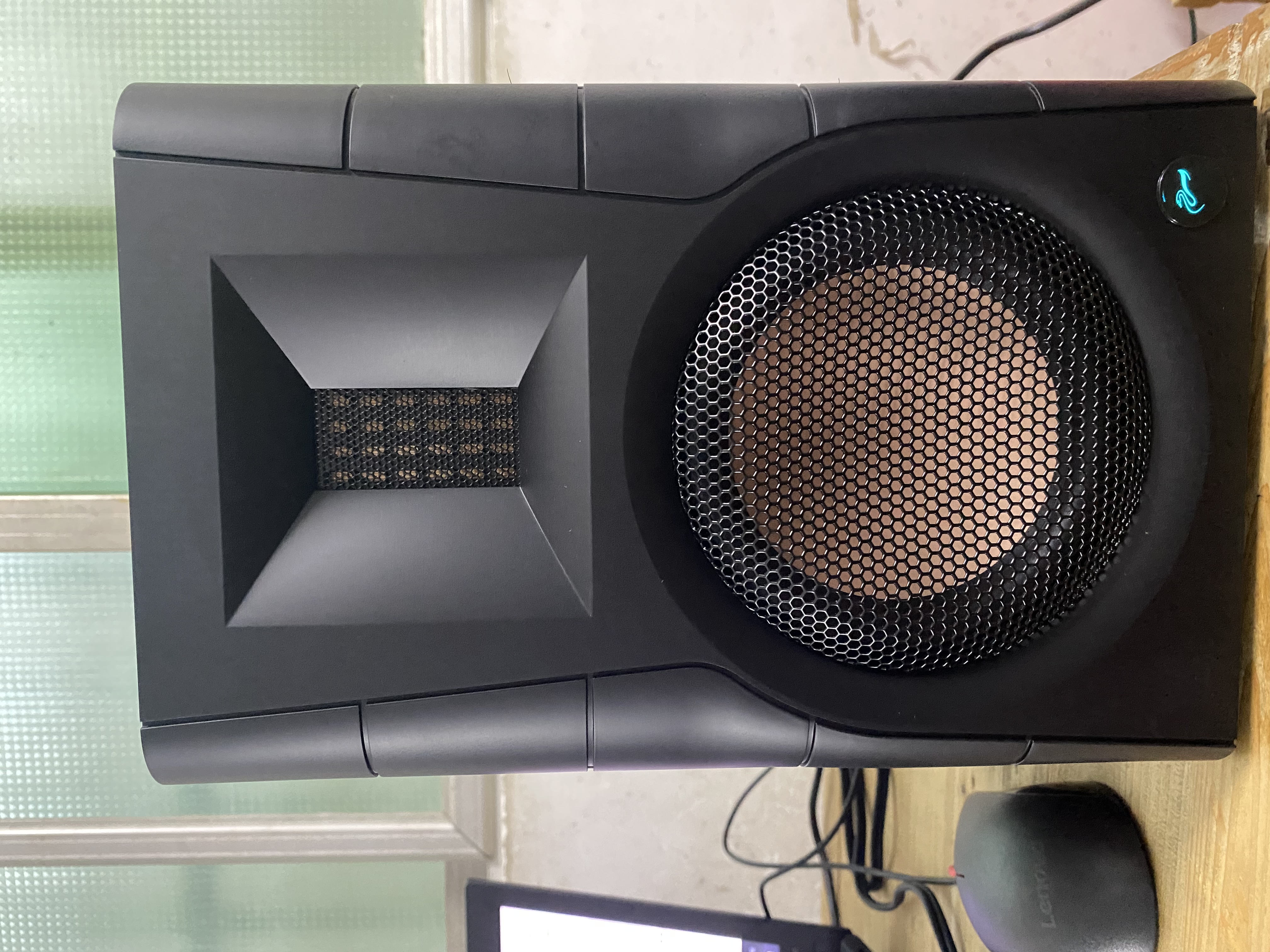 惠威（HiVi）D200蓝牙音箱2.0声道多媒体有源音响支持APTX遥控手机家用客厅电视电脑音响 木纹色 实拍图