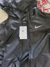耐克NIKE男春夏轻盈梭织连帽夹克 防风拒水 运动休闲BV4871-010黑色XL 实拍图