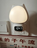 雷士（NVC）小夜灯时钟婴儿喂奶灯卧室床头遥控可充电七夕情人节礼品3种色温 实拍图