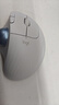 罗技（Logitech）ERGO M575 S无线蓝牙鼠标 无线轨迹球鼠标办公 人体工学鼠标双模 Mac笔记本电脑电池款USB家用鼠标 M575 S珍珠白（升级轻音） 实拍图
