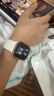 Apple/苹果 Watch S11 智能手表GPS+蜂窝款42毫米玫瑰金色铝金属表壳淡桃粉色运动型表带S/M MF984CH/B 实拍图