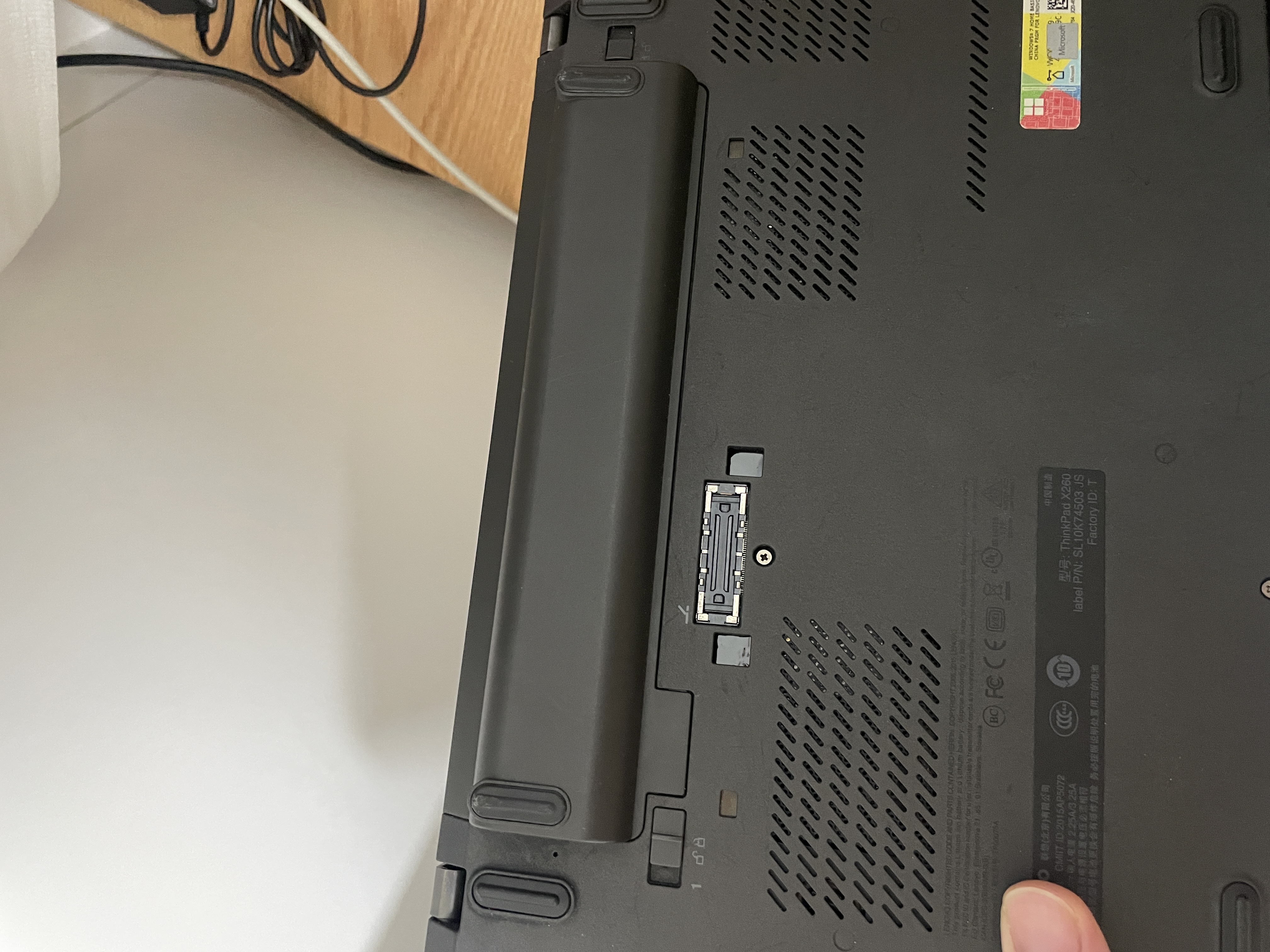 极川 适配联想ThinkPad X240 X250 X260 X270 T440 T450 T460 T470P笔记本电池L450 W550S电脑电池6芯 实拍图
