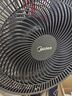 美的（Midea）【超级单品】七叶轻音立式电风扇家用柔风落地扇台式桌面小型风扇大风量节能摇头宿舍电扇 SAF30AB 实拍图