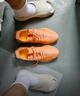 阿迪达斯yeezy350全透火山橙椰子透气男女休闲鞋GW2870 46 实拍图
