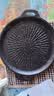 【单烤盘】麦饭石烤肉盘不粘锅铁板烧韩式烤肉电磁炉卡式炉户外 太阳花烤盘 28cm 实拍图