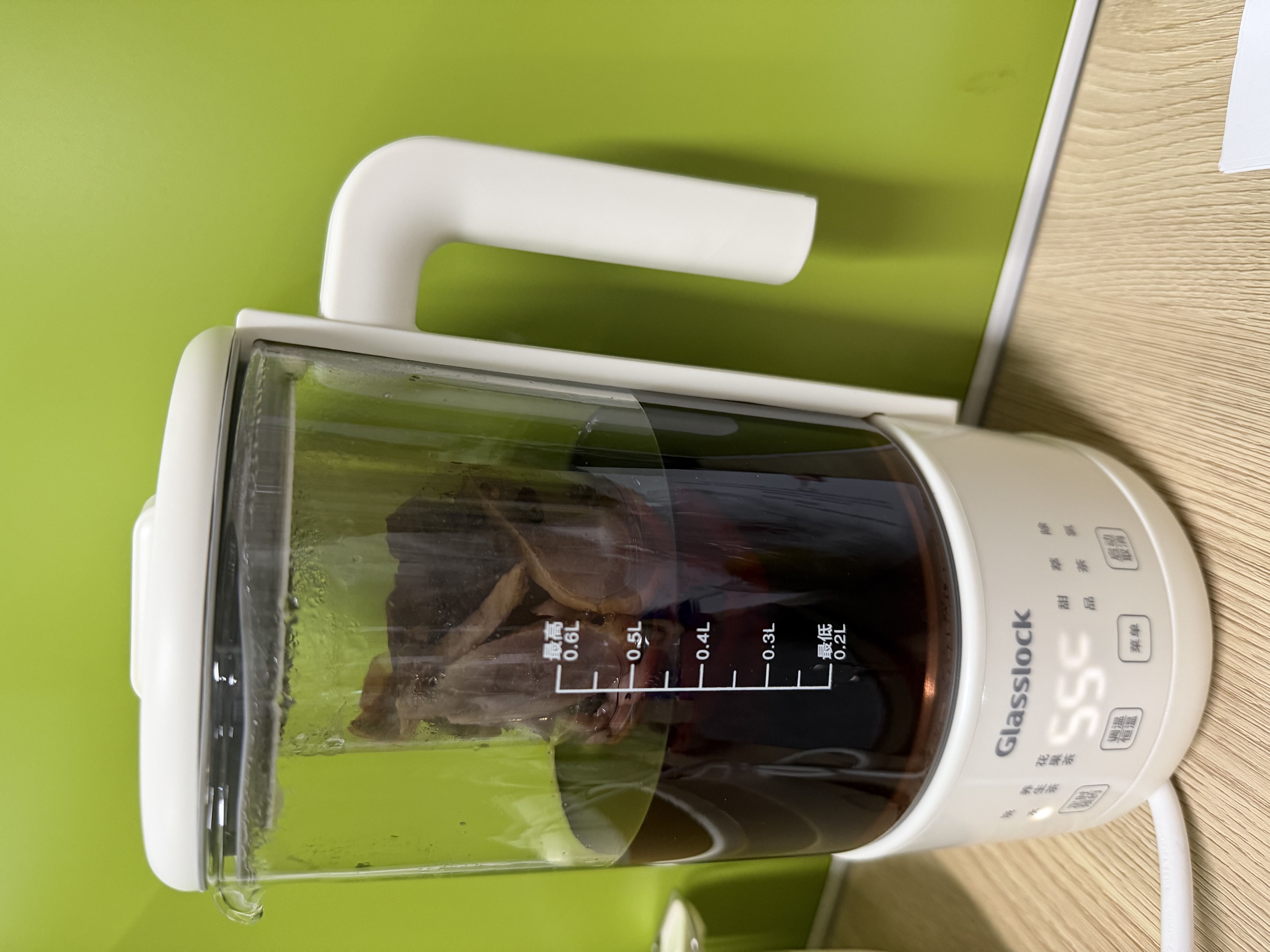 GLASSLOCK纯钛TI发热盘养生杯保鲜迷你养生壶小型煮花茶壶办公室恒温烧水杯 实拍图