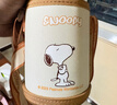 史努比（SNOOPY）儿童保温杯带吸管直饮男女小学生316不锈钢喝水杯子双盖壶500ml咖 实拍图