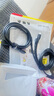 倍思Q弹7.5W一拖三U转M+L+C100W1.5m黑 + 氮化镓充电器 2C+U 65W 黑（劲速数据线 C-C 100W 1m） 实拍图