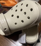 CROCS卡骆驰白鹿同款云朵洞洞鞋时尚百搭户外沙滩鞋|206750 白色-100(含智必星) 38 (240mm) 实拍图