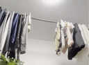 MYMOODHOUSE伸缩晾衣杆免打孔门帘杆浴室浴帘杆衣橱柜挂衣支撑杆可伸缩50-80 实拍图