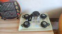 【京东物流】茶壶套装整套茶具大容量玻璃茶杯带滤网耐高温泡茶具 1000ML一壶+四杯套装【无茶盘】 实拍图