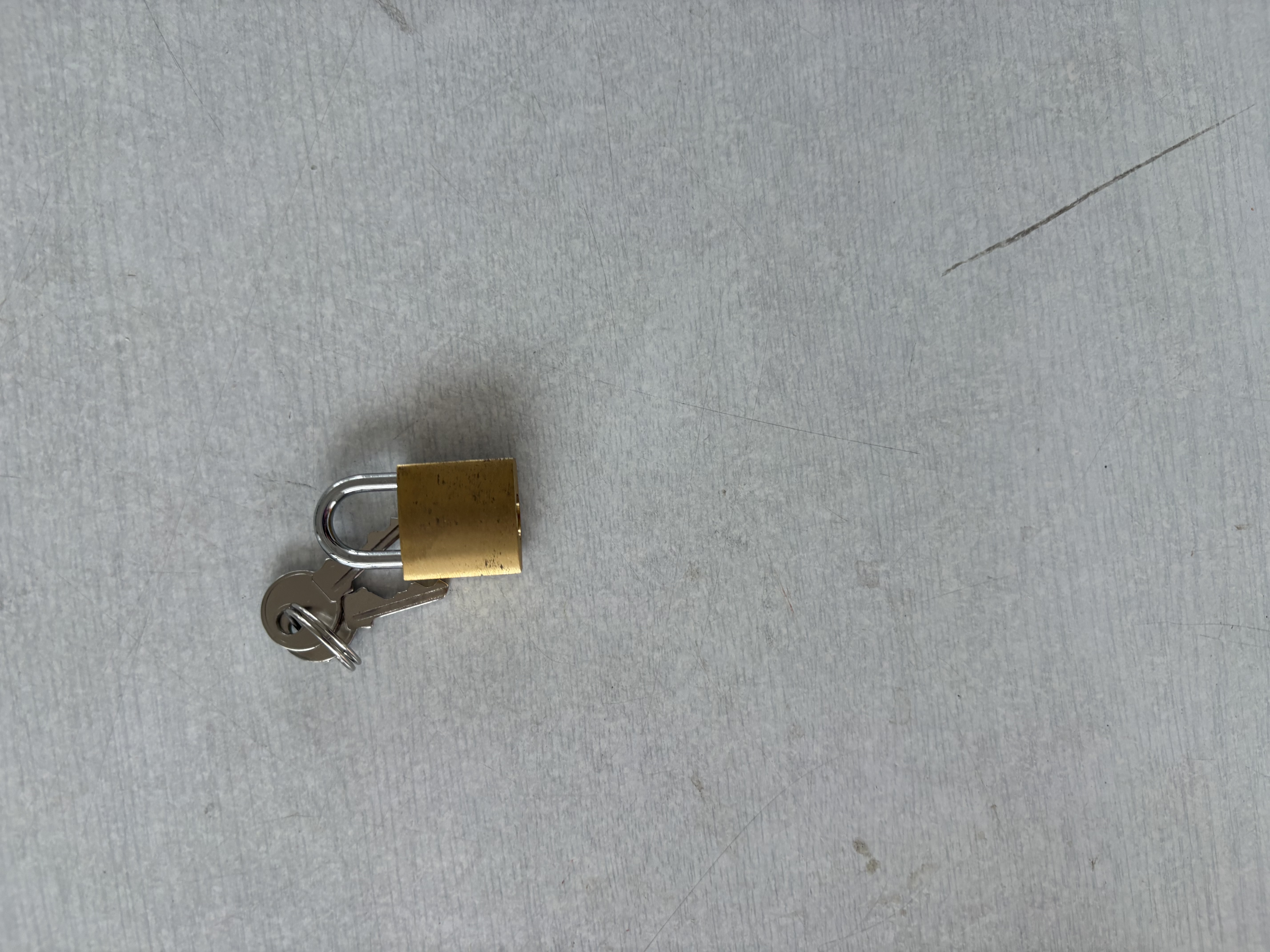 梅花（BLOSSOM）铜挂锁防水防锈家用锁具宿舍柜门锁防盗窗锁头小铜挂锁迷你挂锁箱包挂锁可做通开20mm BC0720 实拍图