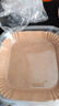 广意空气炸锅专用纸 烤盘烤箱耐高温吸油纸食品级加厚方形100只GY8611 实拍图