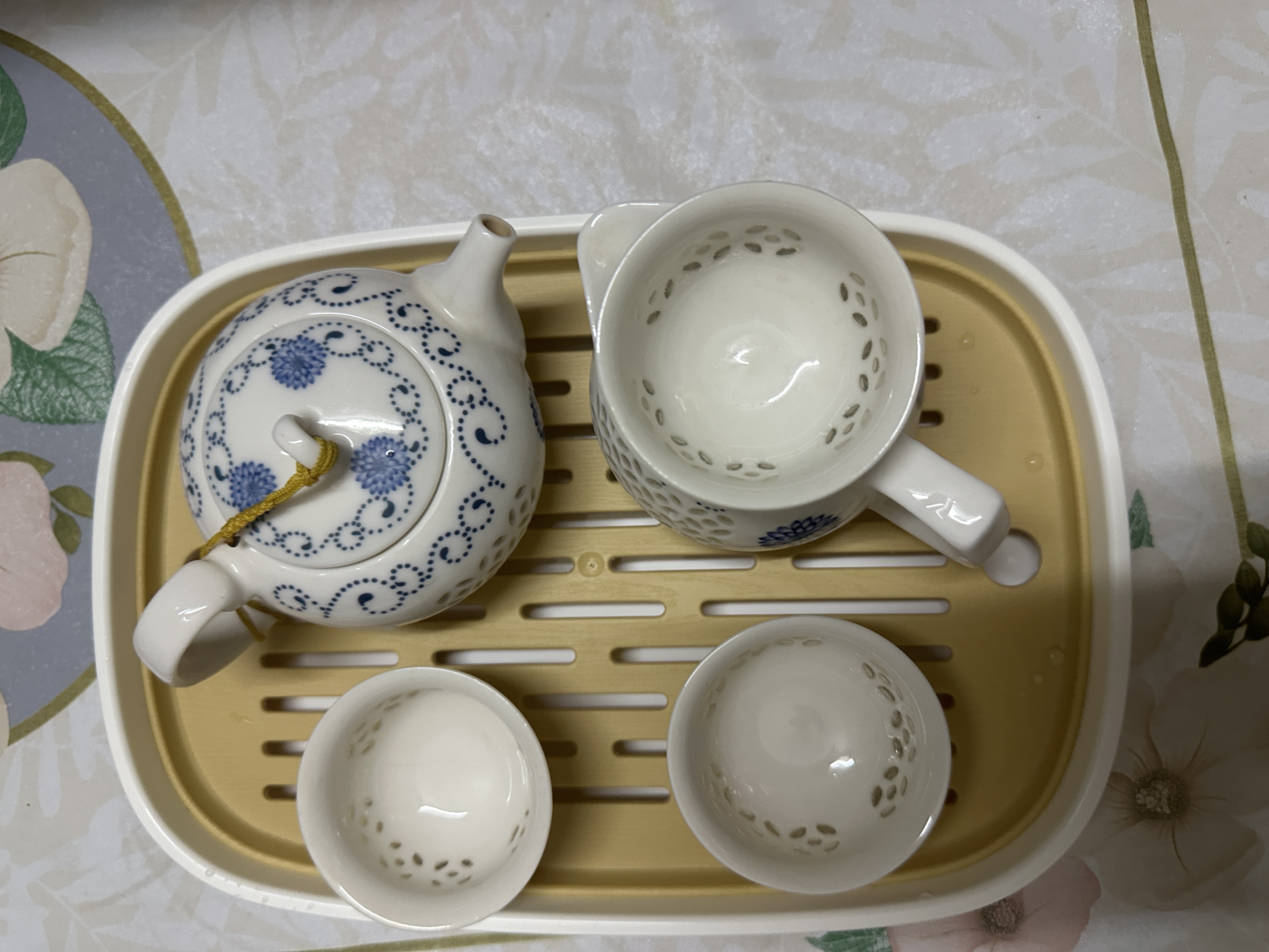 拜杰茶盘茶托 茶台小茶盘功夫茶具托盘储水式简约沥水盘茶海 小号 实拍图