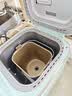 海氏（Hauswirt）A7变频全自动面包机家用多功能智能早餐和面发酵烘焙烤吐司一体机限时补贴 A7浅绿色-变频技术 实拍图