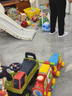 babycare儿童工程车1-3岁学步车挖土机防侧翻抓地轮胎户外沙滩玩具车 实拍图