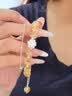 中国黄金（CHINA GOLD）四叶草银手链女2026新款黄水晶手串结婚纪念日礼物送老婆女友生日 实拍图