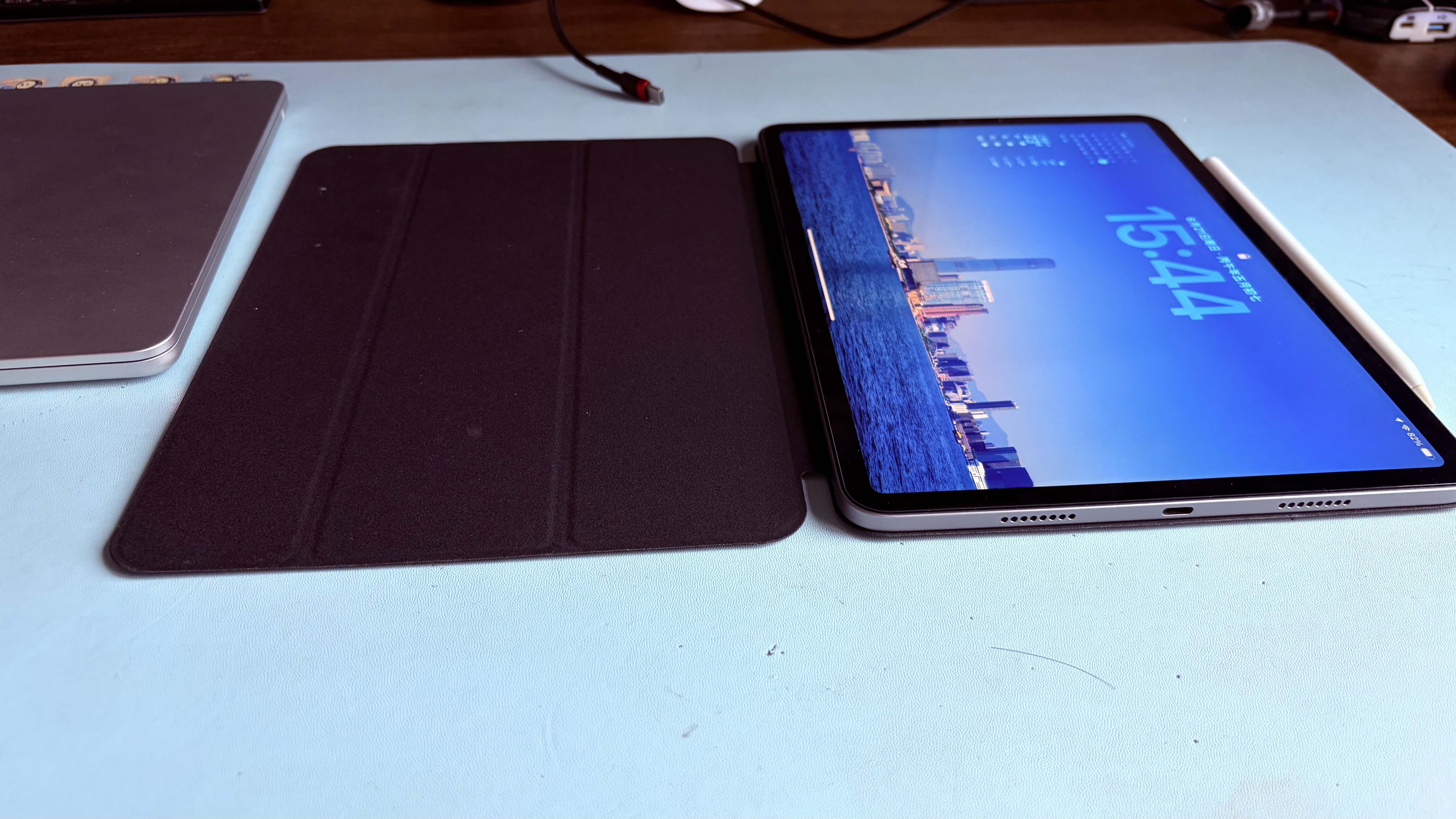 平板iPad11保护壳Air7新款磁吸双面夹mini67保护套air56适用超薄无边 尊贵黑-磁吸双面夹 20/21/22版Pro(11寸) 实拍图