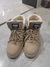 卡帝乐鳄鱼（CARTELO）棉鞋男冬季高帮加绒休闲男鞋工装靴男士雪地棉靴 沙色加绒 43码  实拍图
