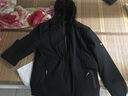 素格郎夹克男外套秋冬季加绒加厚连帽休闲茄克衫男装肥佬胖子加大码冬天 1333黑色 XL 实拍图