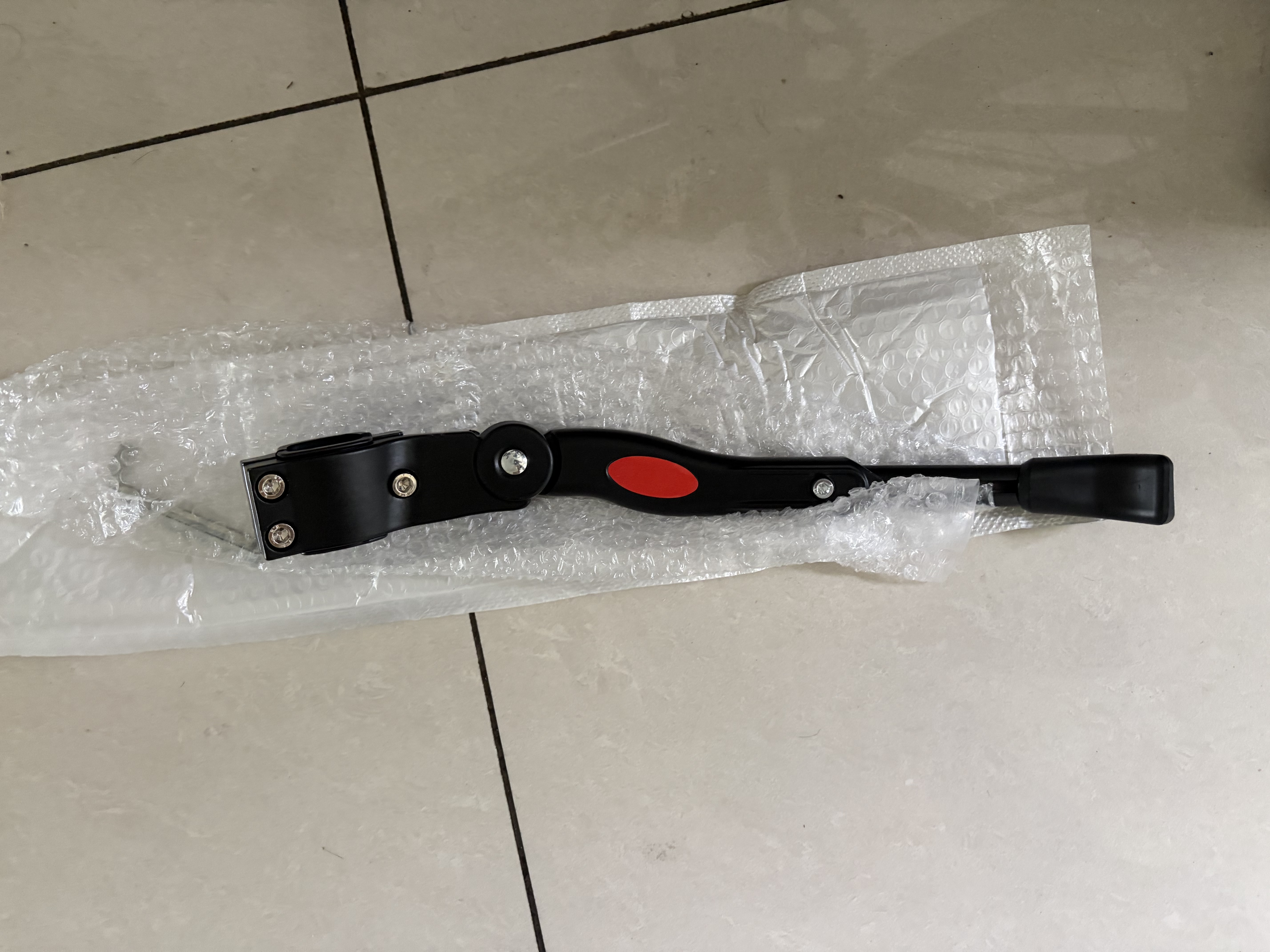 Yayle适用xds喜德盛ad350/rt280/rc200公路车脚撑山地自行车支撑架配件 螺丝调节款-黑色[含安装工具] 实拍图