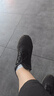 鸿星尔克跑步鞋夏季透气男鞋轻薄网面通勤休闲跑鞋户外慢跑运动鞋子经典款 正黑/深冷灰-2113 40 实拍图