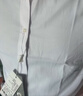 罗蒙（ROMON）纯色商务职业正装男士白衬衫工装外套长袖衬衣男CS108白色L 实拍图