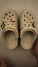 卡骆驰（CROCS）檀健次同款复古小鲸鱼洞洞鞋时尚厚底洞洞鞋花园鞋206302 骨白色-2Y2(含智必星) 36 /37(230mm) 实拍图