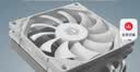 ID-COOLING （酷凛）下压式CPU风冷散热器 4热管直触  适用LGA1200/1700/AM4/5 ITX机箱 NAS IS-40X V3 WHITE 实拍图