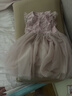 戴维贝拉（DAVE＆BELLA）儿童童装夏装女连衣裙网纱裙公主裙儿童蓬蓬裙DB7536-R烟紫色 实拍图