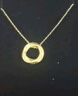 中国黄金（CHINA GOLD）莫比乌斯环黄金吊坠女足金锁骨项链爱无止境情人节礼物送女友老婆 【京速达】莫比乌斯 约0.5g【赠银镀金链】 实拍图