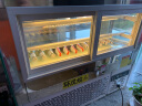 乐创（lecon）蛋糕柜展示柜商用水果冷藏保鲜柜寿司饮料熟食玻璃加厚(白色直角0.9米台式)YM-FLZG-0.9 晒单实拍图