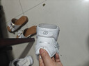 斯凯奇（Skechers）女鞋夏季小白鞋蕾丝休闲运动熊猫鞋黑色增高厚底老爹鞋 白色/WHT 36.5 尺码偏大，建议选小半码 实拍图