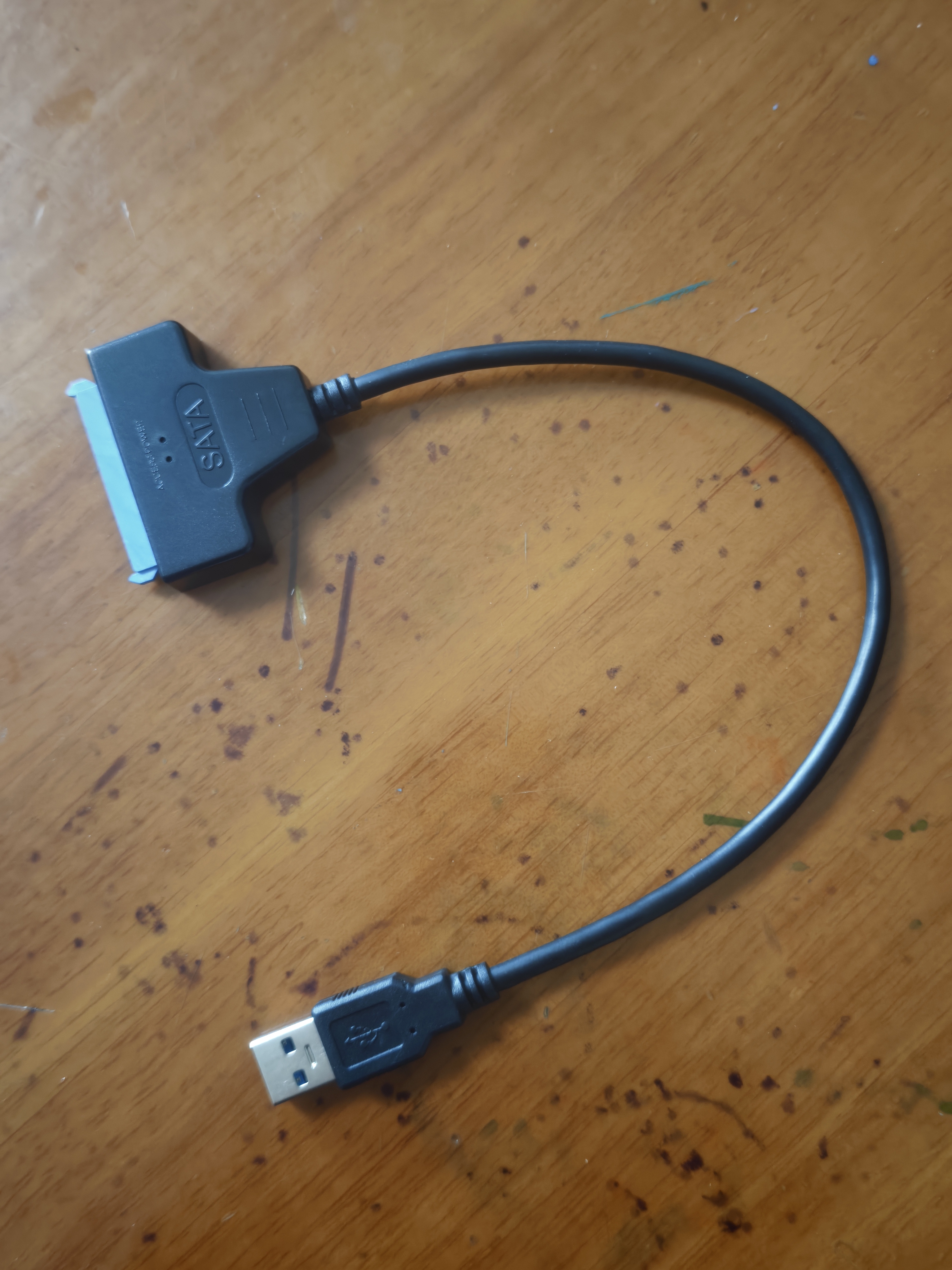 Tengfei腾飞SATA转USB3.0易驱线硬盘连接线转换器读取器转接线2.5/3.5寸SSD固态机械硬盘台式机 USB3.0款标准款【2.5寸】 实拍图